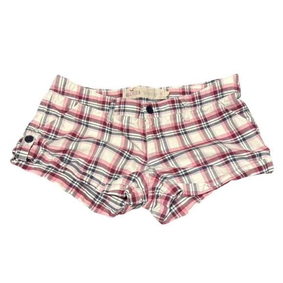 y2k plaid hollister low rise shorts - Picture 1 of 5